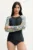 Picture longsleeve de baie Moonbee culoarea negru, WTS533