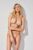 Praia Beachwear costum de baie din două piese LIKE A VIRIGN culoarea bej, cupa moale