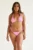 Praia Beachwear costum de baie din două piese culoarea roz, cupa moale, BB.BARBIE