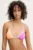Puma sutien de baie culoarea rosu, cupa usor rigidizata, 907666
