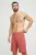 Quiksilver pantaloni scurti de baie barbati, culoarea rosu, neted