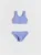 Reserved – Costum de baie din două piese cu aplicație – violet