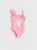 Reserved – Costum de baie întreg Pusheen – roz-pastel