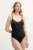 Rip Curl costum de baie culoarea negru, cupa usor rigidizata, 0FDWSW
