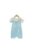 Salopeta baietei – cu tricou – SLE8098 – Albastru deschis – 74 cm
