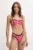 Silvian Heach costum de baie din două piese MATIALI culoarea roz, cupă rigidizată, GPP25417CO