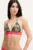 Superdry sutien de baie culoarea verde, cupa usor rigidizata, W3010426A-E8F