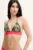 Superdry sutien de baie culoarea verde, cupa usor rigidizata, W3010426A-E8F