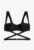 Sutien balconette de baie cu aspect striat