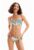 Sutien de baie cu imprimeu tropical