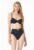 Sutien de baie cu model uni si sustinere metalica