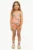 Tinycottons costum de baie dintr-o bucată pentru copii STRAWBERRIES SWIMSUIT culoarea roz, SS25-291