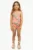 Tinycottons costum de baie dintr-o bucată pentru copii STRAWBERRIES SWIMSUIT culoarea roz, SS25-291