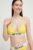 Tommy Jeans sutien de baie culoarea galben, cupa usor rigidizata