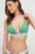 Tommy Jeans sutien de baie culoarea verde, cupa usor rigidizata