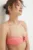 Trussardi sutien de baie culoarea roz, cupa usor rigidizata