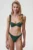 Undress Code chiloți de baie Girlish Charm Bikini Bottom culoarea verde, 766