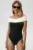 Undress Code costum de baie dintr-o bucată Tropez Swimsuit culoarea negru, cupa moale, 936