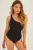 Undress Code costum de baie dintr-o bucată culoarea negru, cupă moale, 965