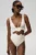 Undress Code sutien de baie Bardot Bikini Top culoarea bej, cupa moale, 929