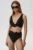 Undress Code sutien de baie Bardot Bikini Top culoarea negru, cupa moale, 930