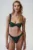 Undress Code sutien de baie Capri Sun culoarea verde, cupa rigidizata