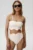 Undress Code sutien de baie Chic Bikini Top culoarea galben, cupa moale, 927
