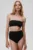 Undress Code sutien de baie Golden Hour culoarea negru, cupa moale