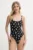 United Colors of Benetton costum de baie dintr-o bucată culoarea negru, cupa moale, 355Z5I01L