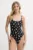 United Colors of Benetton costum de baie dintr-o bucată culoarea negru, cupa moale, 355Z5I01L