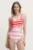 United Colors of Benetton costum de baie dintr-o bucată culoarea roz, cupa moale