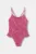 United Colors of Benetton costum de baie dintr-o bucată pentru copii culoarea roz, 3MNR0I00Q