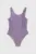 United Colors of Benetton costum de baie dintr-o bucată pentru copii culoarea violet