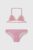 United Colors of Benetton costum de baie pentru copii din două piese culoarea roz