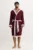 United Colors of Benetton halat de baie din bumbac culoarea bordo, 6ORD2801R