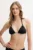 United Colors of Benetton sutien de baie culoarea negru, cupa usor rigidizata