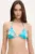 United Colors of Benetton sutien de baie culoarea turcoaz, cupă ușor rigidizată, 3MVL5R05K