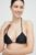 Volcom sutien de baie culoarea negru, cupa usor rigidizata