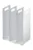 Yamazaki organizator de baie 2-pack culoarea alb