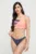 adidas Performance costum de baie din două piese Big Bars culoarea portocaliu, cupa usor rigidizata