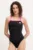 adidas Performance costum de baie dintr-o bucată Essentials culoarea negru, cupa moale, JM8139
