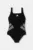 adidas Performance costum de baie dintr-o bucată pentru copii culoarea negru, JM8226