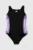 adidas Performance costum de baie dintr-o bucată pentru copii culoarea negru