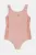 adidas Performance costum de baie dintr-o bucată pentru copii culoarea roz, JC6253