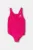 adidas Performance costum de baie dintr-o bucată pentru copii culoarea roz, JX5646