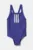 adidas Performance costum de baie dintr-o bucată pentru copii culoarea violet, JG8480