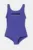 adidas Performance costum de baie dintr-o bucată pentru copii culoarea violet, JH1035