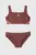 adidas Performance costum de baie pentru copii din două piese 3S BIKINI culoarea roz, IY5069