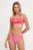 adidas costum de baie din două piese X-BACK CB BIK culoarea roz, cupa usor rigidizata, JF8419