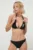 adidas costum de baie din două piese culoarea negru, cupă ușor rigidizată IU0758